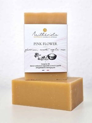 savon visage géranium Pink flower