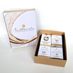 Coffret 3 savons + porte savon aimanté