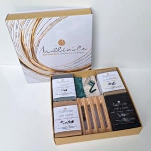 Coffret 4 savons + accessoires2 1