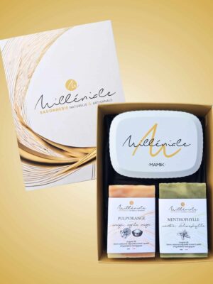 Coffret 2 savons+ boite