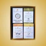 Coffret 3 savons + porte savon aimanté contenu