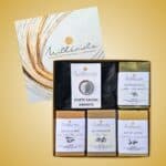 Coffret 4 savons + porte savon aimanté