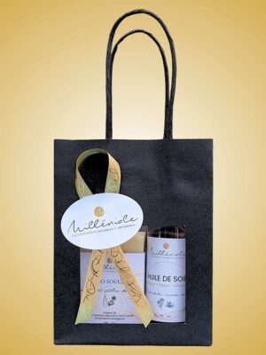 Sac cadeau savon + cosmétique