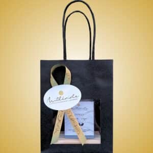 Sac cadeau savon + porte savon bois