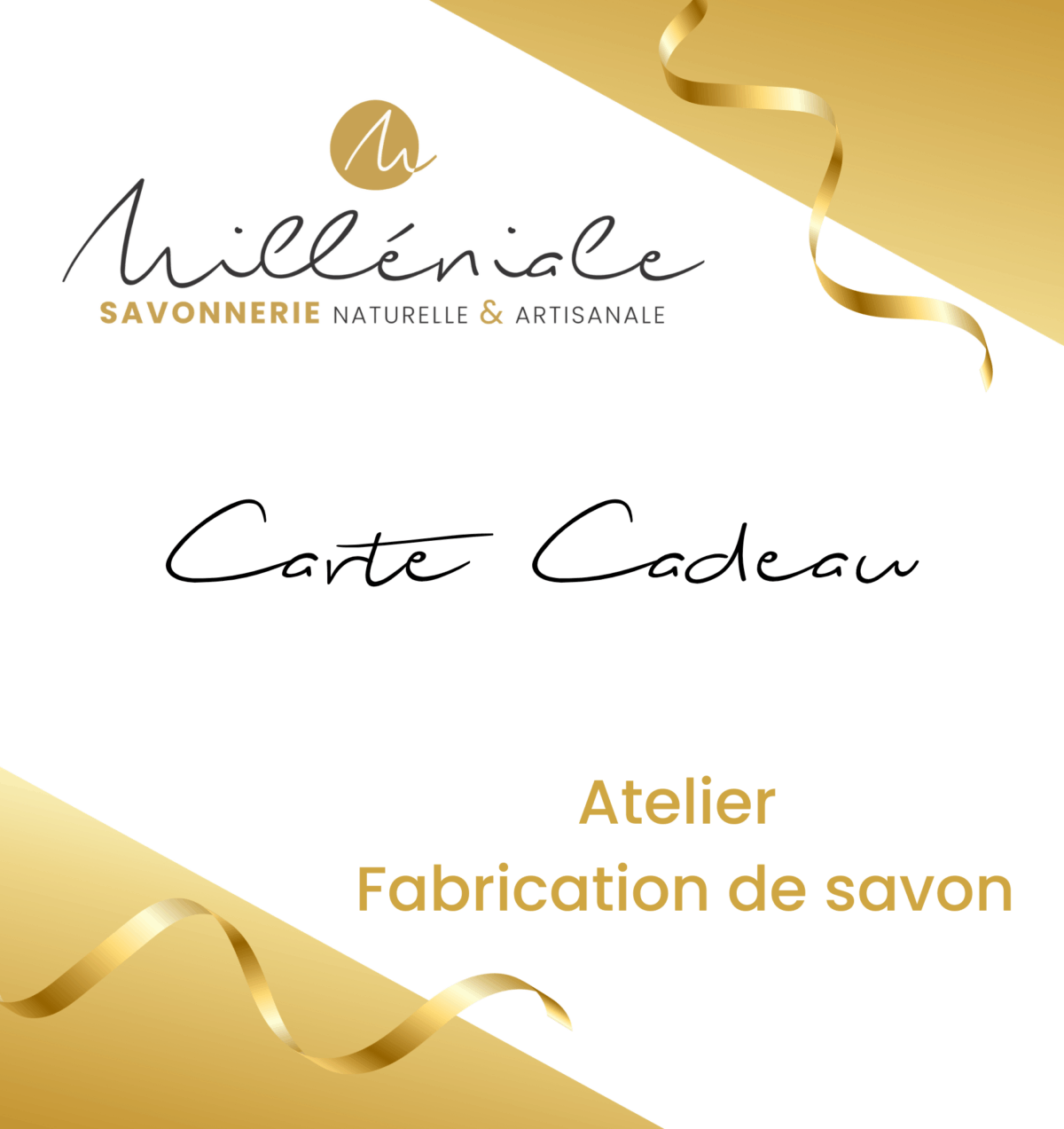 Carte cadeau Atelier Fabrication de savon