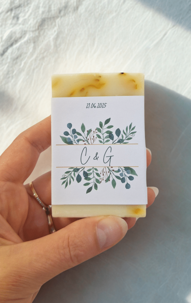 Savons personnalisés mariage 50g